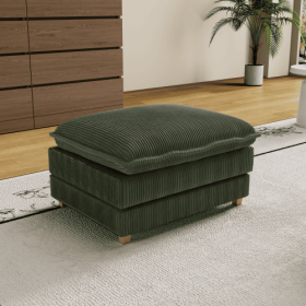 Modular Sectional Sofa,Deep Seat Couch For Living Room , Modern L-Shaped Sofa For Living Room Bedroom Apartment (Color: Green)