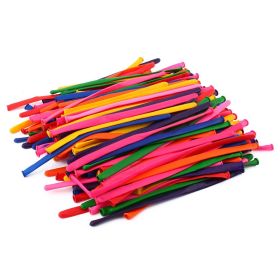 200pcs Magic DIY Long Twist Latex Balloons Tying Making Decor Mixed Mix Color (Option: as picture)