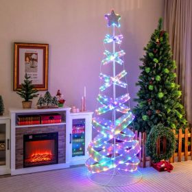 Artificial Xmas Tree 7 Feet Outdoor Xmas Tree for Party Xmas Decoration (Option: as picture)