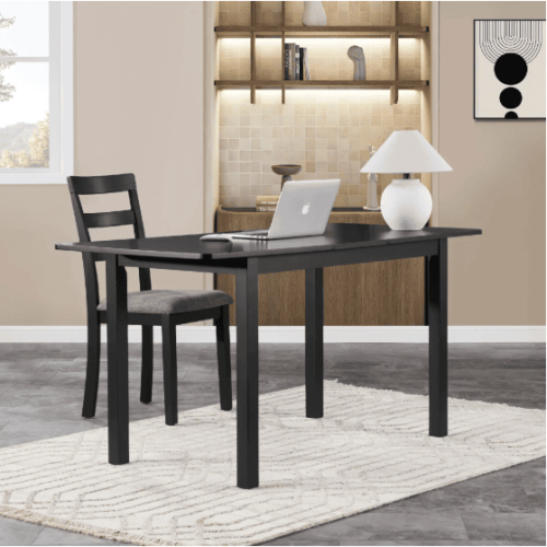 59 Extendable Dining Table, Modern House Dining Room Table For 4-8, Wooden Kitchen Table , Dining Room, Working Office, Home Living Room Furnitur