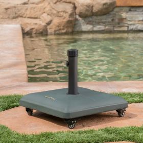 WHEELIE UMBRELLA BASE - SQUARE (Color: Green)