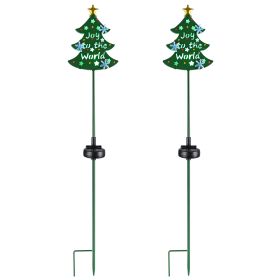 Christmas Tree Solar Light (Option: as picture)