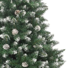 vidaXL Artificial Christmas Tree with Stand 180 cm PVC (Option: as picture)