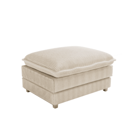 Modular Sectional Sofa,Deep Seat Couch For Living Room , Modern L-Shaped Sofa For Living Room Bedroom Apartment (Color: Beige)
