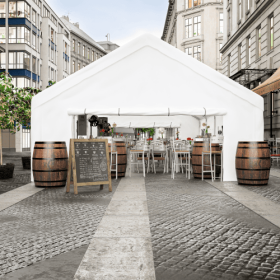 20x32FT Party Tent Heavy Duty, Large Wedding Event Shelters With 3 Storage Bags & Removable Sidewalls, Outdoor Canopy Gazebo Commercial Tents For (Color: White)